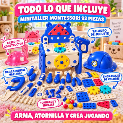 MiniTaller Montessori 92 Piezas